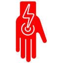 red hand emoji