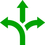 green arrows